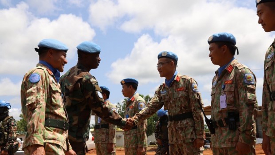 Engineering Unit Rotation 1 in Abyei celebrates National Day